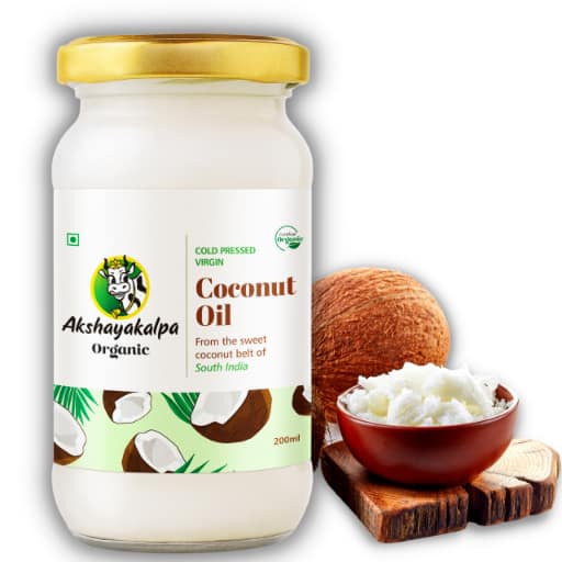 Akshayakalpa Organic Cold Pressed Virgin Coconut Oil 200 ml