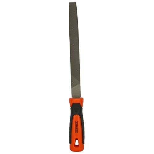 BLACK+DECKER Steel 200mm 2nd Cut Flat File (Orange) (BDHT22144) view 2