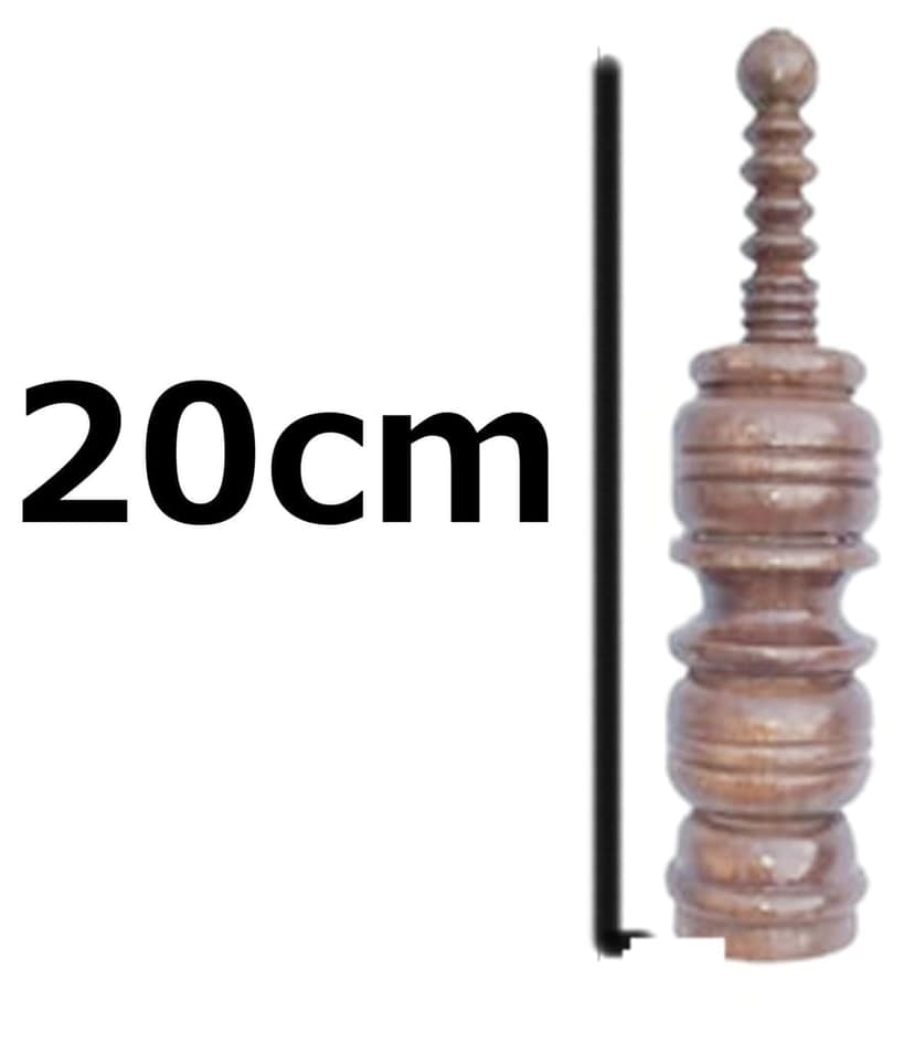 Mii Art wood surmedani with surma use in eye's muckap[size-20cm]1pes view 2