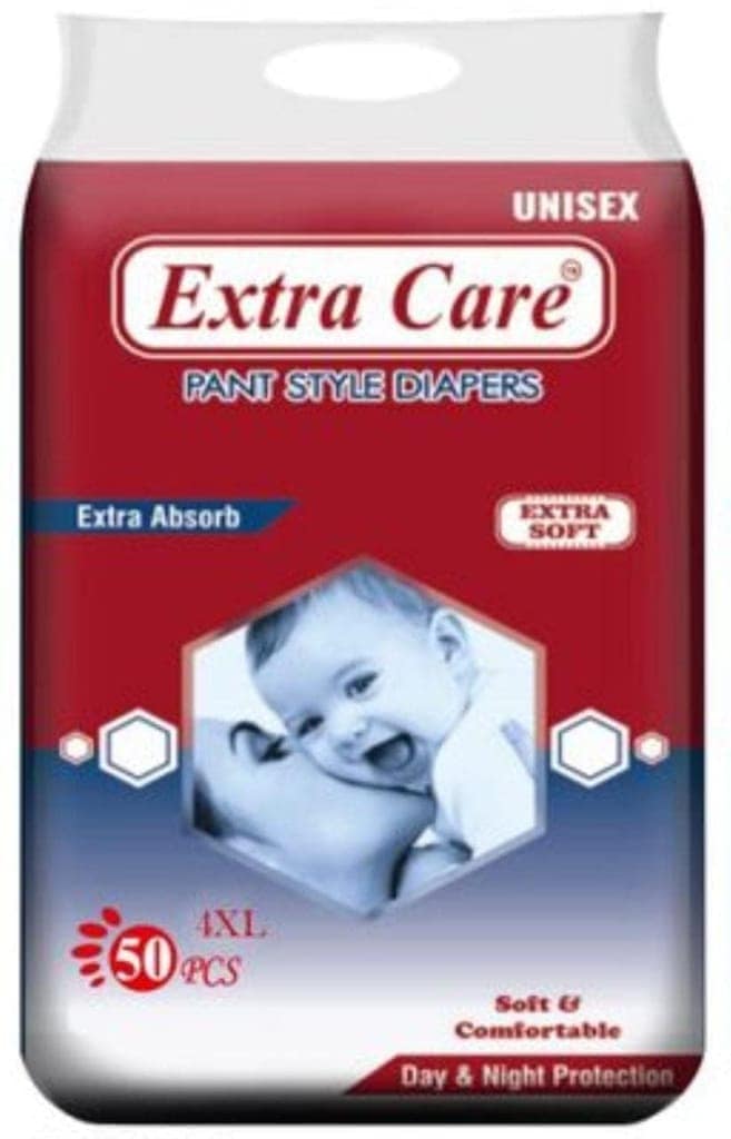 Alizee Extra Absorb Pants Style Baby Diapers (Pack 2, 50 Pcs in Each) 100 Pants