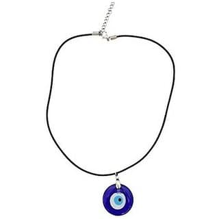 silver Evil Eye locket/pendant without chain for unisex by CEYLONMINE