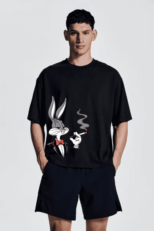 Tom Black Oversized T-shirt