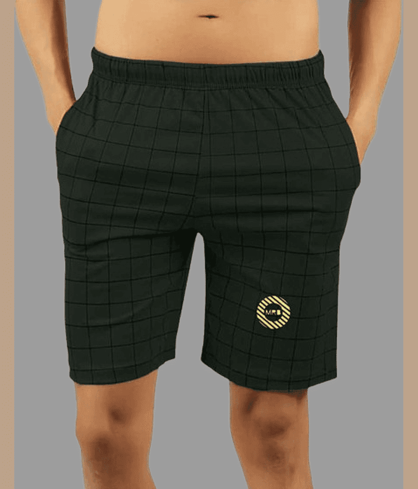 MRB Brown Cotton Blend Men's Shorts ( Pack of 1 )
