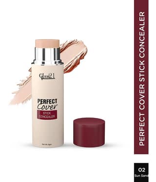 Glam21 Perfect Cover Stick Concealer Full Coverage Creamy Matte Texture Waterproof Concealer Sun Sand, 6 G