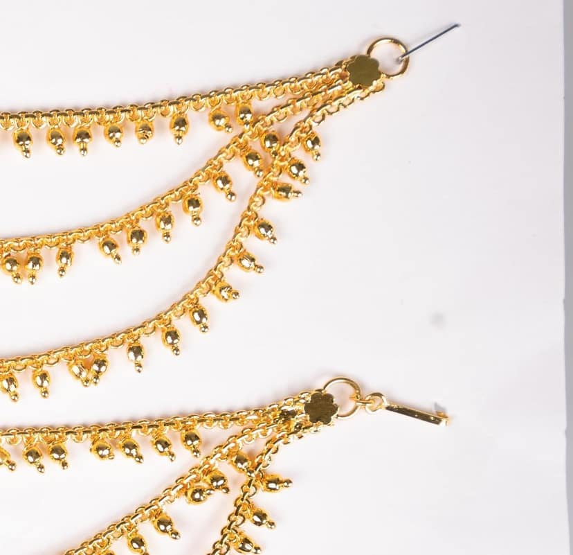 SONCHIRAIYA AP MEPMA EARRINGS CHAIN CHAMPASARALU view 3