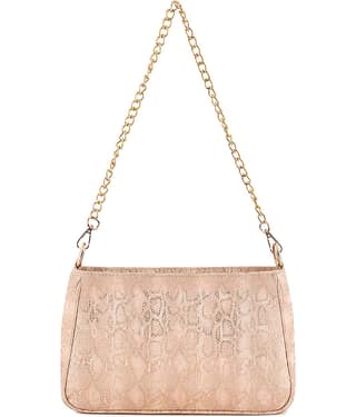 Lychee Bags Sling Bag PU Set of 1 ( Peach )