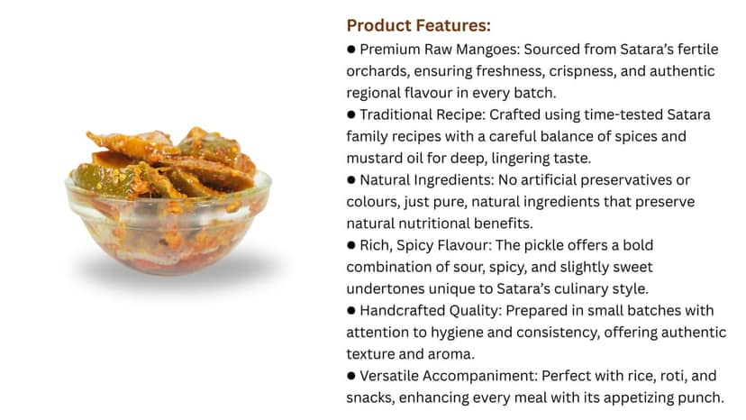 Mango Pickle 250g view 3