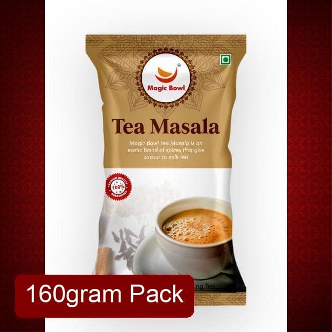 Magic Bowl Garam Masala (2x45g) & Tea Masala (2x30g) Combo Pack - Aromatic Premium Spices for Cooking & Chai - Pack of 4 Pouches (Total 150g) view 2