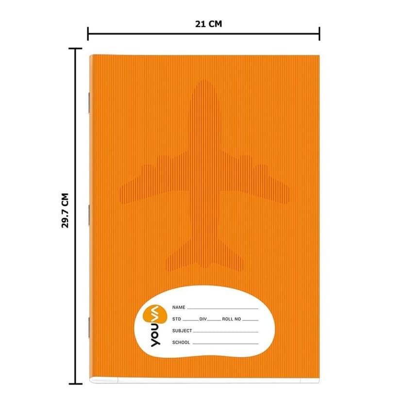 Navneet Youva | Brown Soft Bound Long Book | A4 Size 21 cm x 29.7 cm | Single Line Urdu | 172 Pages| Pack of 6 view 7
