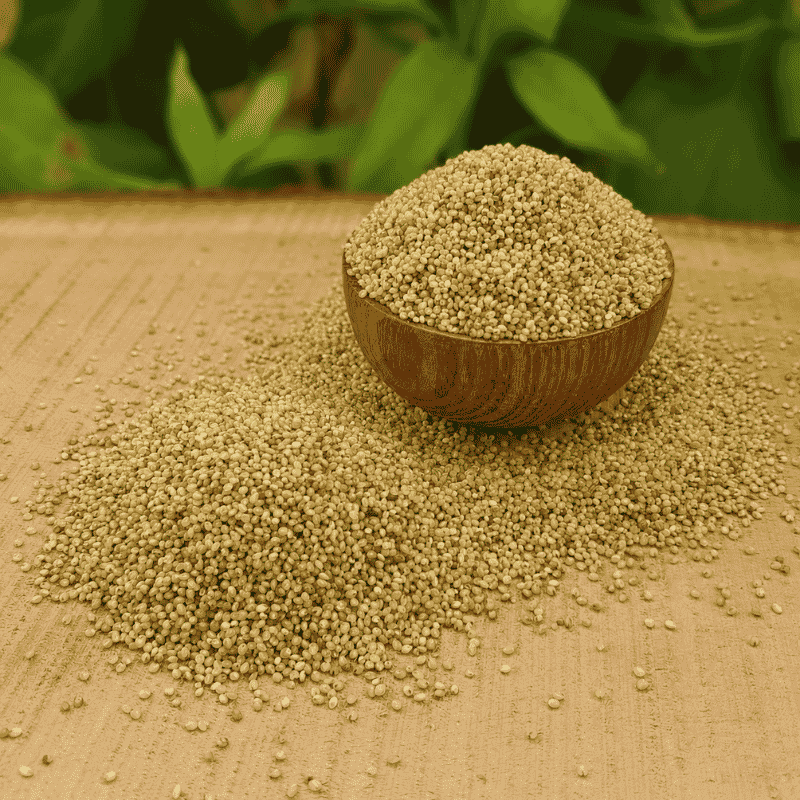 SiriGrains Premium Browntop Millet 1kg | Whole Unpolished Millet (Hari Kangni, Korale, Andu Korralu) | Rare Traditional Indian Millet view 3