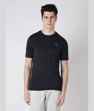 Alcis - Black Polyester Regular Fit Men's Sports T-Shirt ( Pack of 1 )