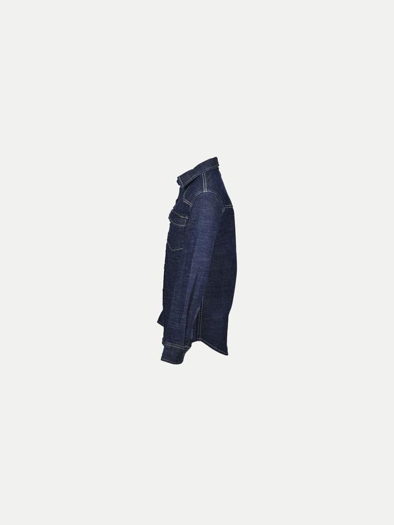 Women Denim Blue Shirt view 3