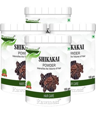 rawmest Shikakai Powder Hair Scalp Treatment 400 g Pack of 4
