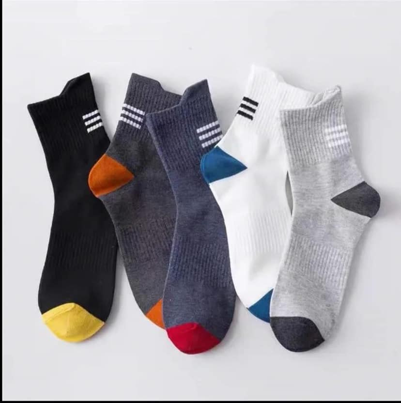 SOCKSCARVING Multicolour Cotton Doms Edition Socks for Unisex-Pack of 5, Age 20-45 Years, High Ankle view 2