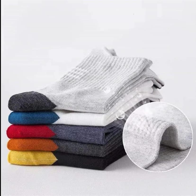 SOCKSCARVING Multicolour Cotton Doms Edition Socks for Unisex-Pack of 5, Age 20-45 Years, High Ankle view 6
