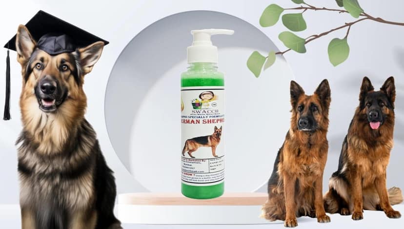 SWACCH Premium Shampoo for German Shepherd (200ML) NEEM ALOVERA