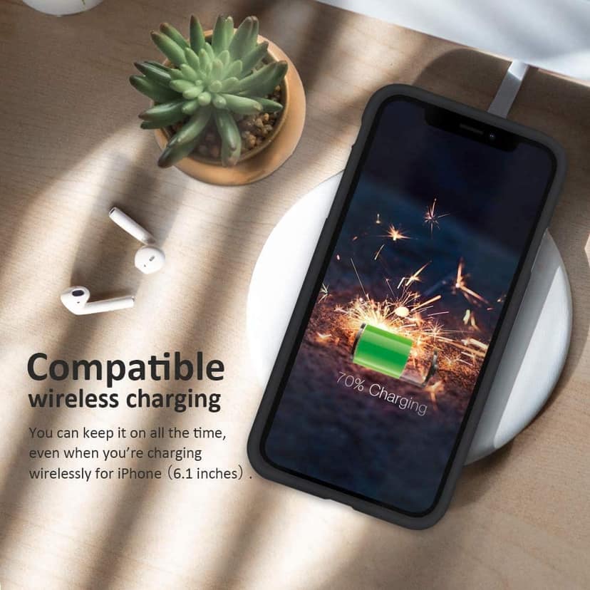 LIRAMARK Liquid Silicone Soft Back Cover Case for Apple iPhone 11 view 6
