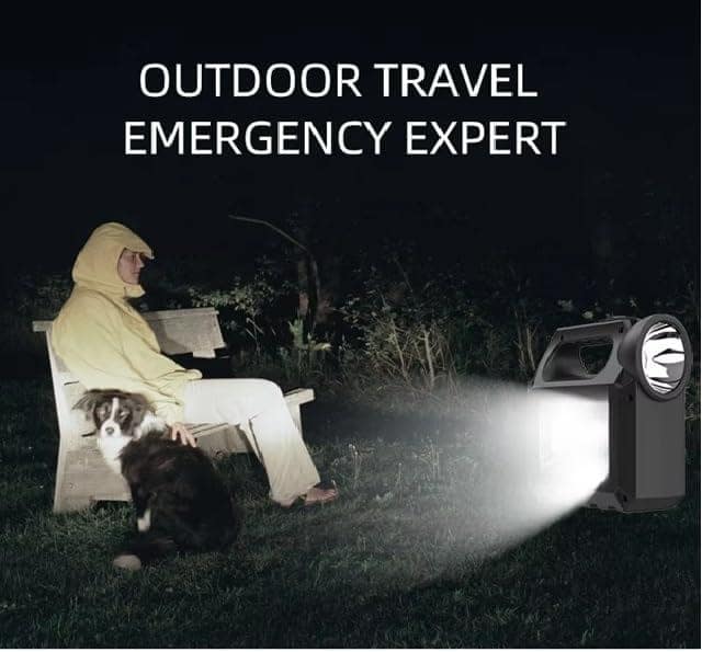 Solar Powered LED Emergency Light Kit with Flashlight view 6