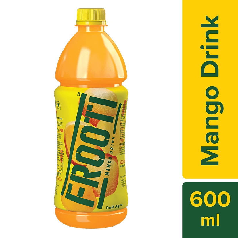 Frooti Mango Drink - Fresh N Juicy, 600 Ml Bottle