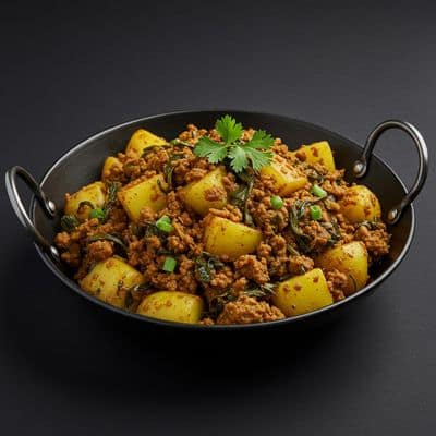 Aloo Methi Keema Combo