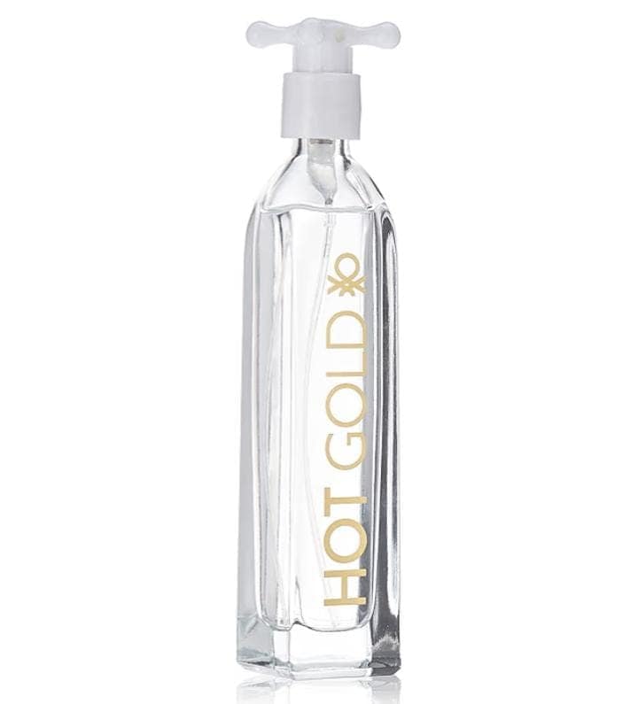 United Colors Of Benetton Hot Gold Eau De Toilette for Women 100ml – Warm, Elegant & Long-Lasting Floral Fragrance