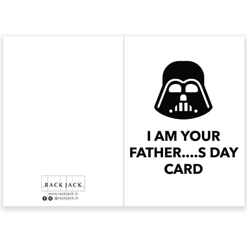 Rack Jack Father's Day Funny Greeting Card - I Am Your Father's Day Card view 6