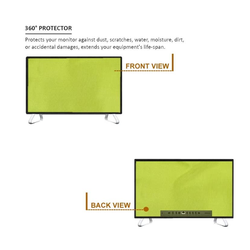 PalaP Super Premium Dust Proof Monitor Cover for ASUS All in ONE Desktop 24 inches (Green) view 2