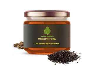 Cold Pressed Black Sesame Oil - 250 Millilitre