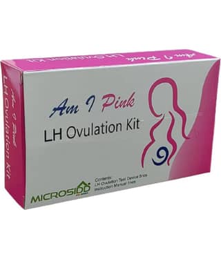 MICROSIDD Am I Pink LH Ovulation Kit (10 Tests, Pack of 10)