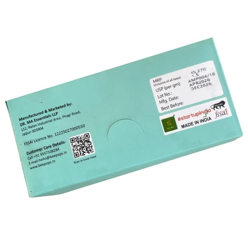 BeePops Millet Protein Bars-Ashwagandha (6NX30G) view 3