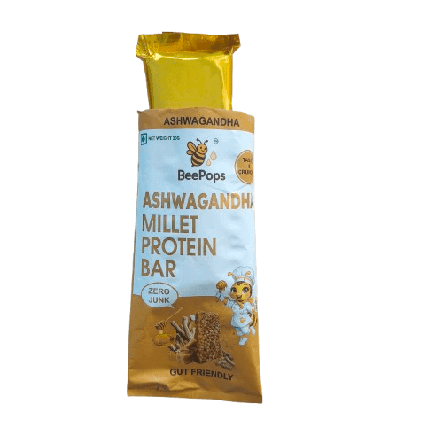 BeePops Millet Protein Bars-Ashwagandha (6NX30G) view 8