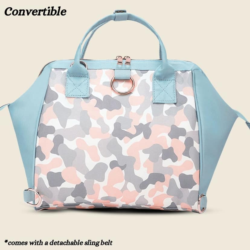 VISMIINTREND Diaper Bags for Mom | Travel Maternity Backpack Bags | Water Resistant | Premium Oxford Fabric | Gifts for Mom to Be | Baby Shower Gift view 6