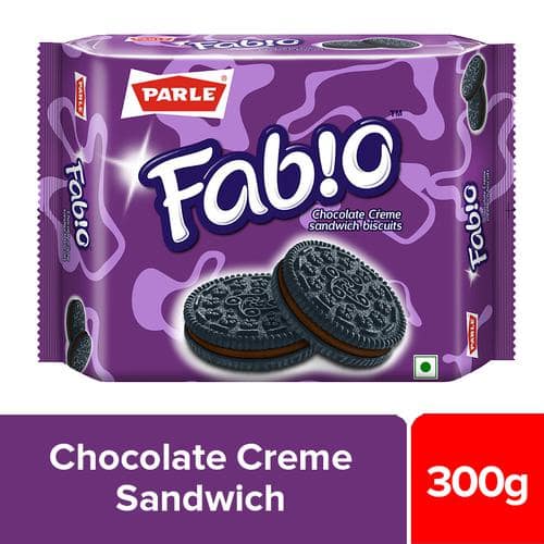 Parle Fabio Chocolate Cream Biscuits, 300 g