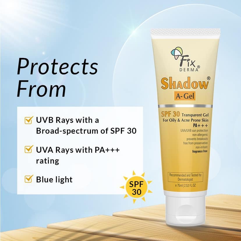 Fixderma Shadow Sunscreen A-Gel SPF 30 view 3
