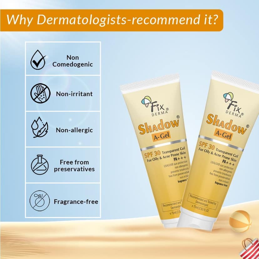 Fixderma Shadow Sunscreen A-Gel SPF 30 view 4