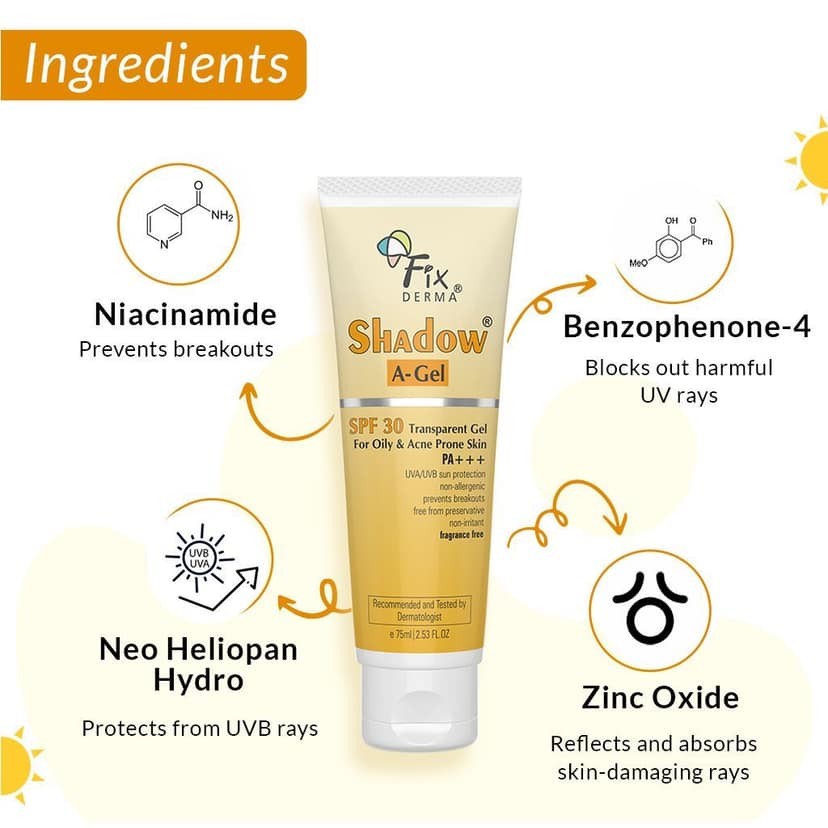 Fixderma Shadow Sunscreen A-Gel SPF 30 view 5