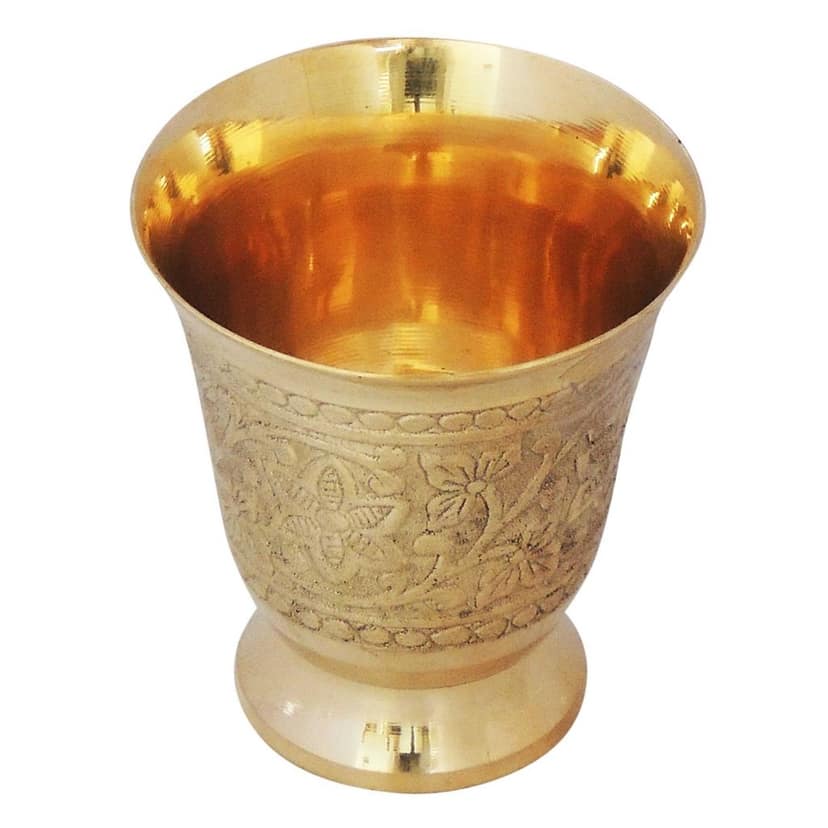 Pure Brass Glass, 140 Ml (ZMAS268 E) view 3
