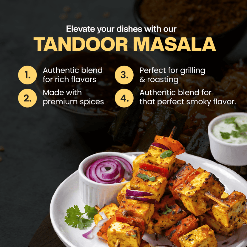 Buy Tandoori Masala Online India - BBQ Spice for Tikka | Phoran view 2