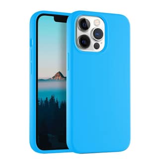 LIRAMARK Liquid Silicone Soft Back Cover Case for Apple iPhone 13 Pro Max (6.7 Inch)