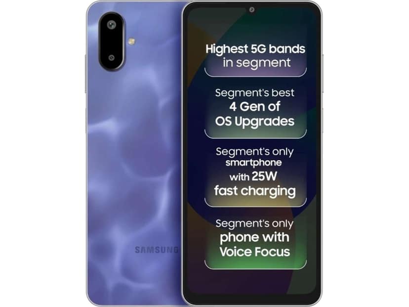 Samsung F06 5G Smartphone, 4GBRAM, 128GB Storage - Lit Violet