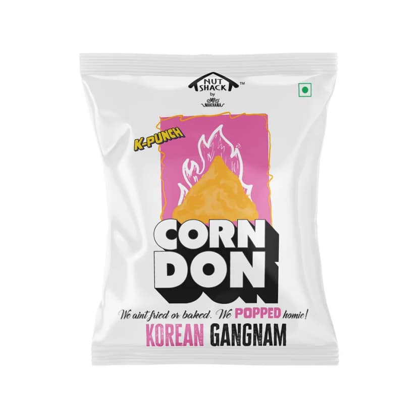 Mr Makhana Corndon Korean Gangnam Popped Corn Chips Pack of 3 50 g Each view 2