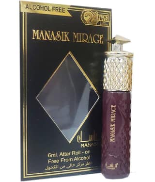 MANASIK MIRAGE Concentrated Attar Roll On 6ml .