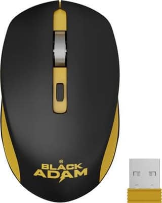 ZEBRONICS Zeb-Jaguar Wireless Optical Mouse (2.4GHz Wireless, Black Adam)