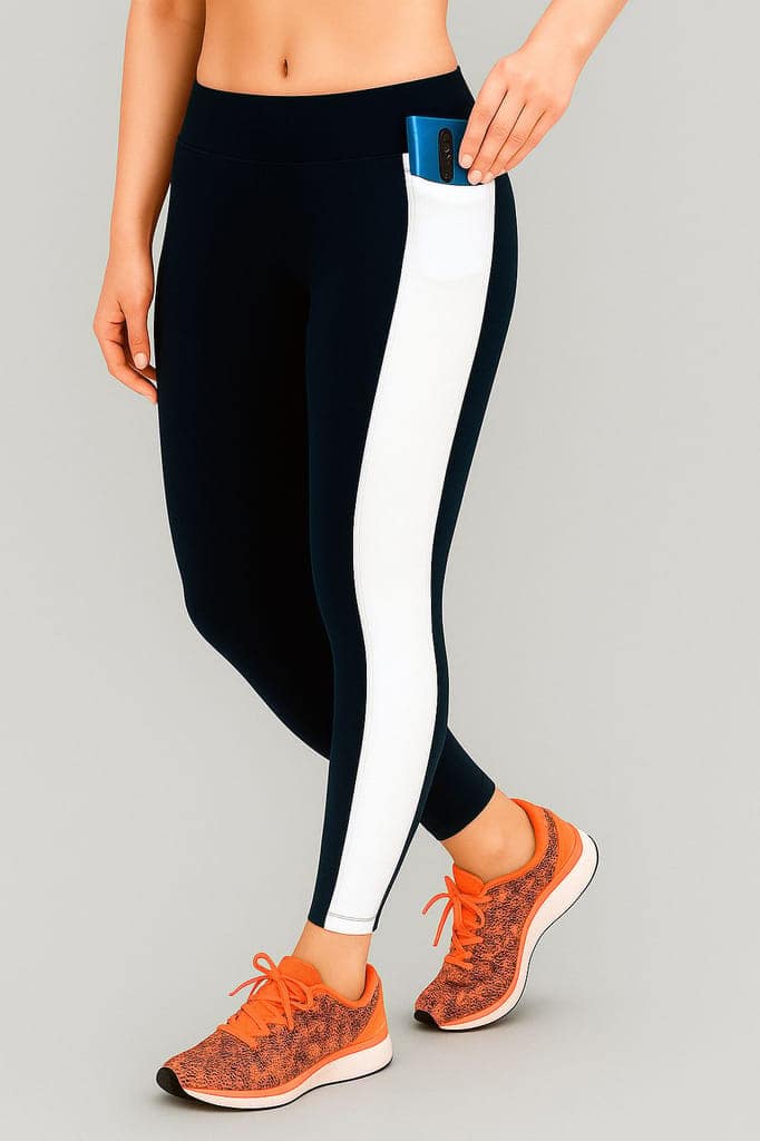 Latest Fashionable Workout & Sports Tights for Women and Girls | Perfect for Yoga, Gym Sessions, Running, Training & Outdoor Games | Smooth Lycra Fabric view 4