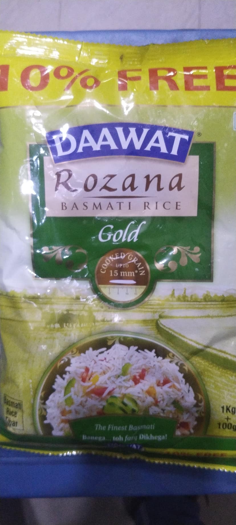 Daawat Rozana Basmati rice Gold