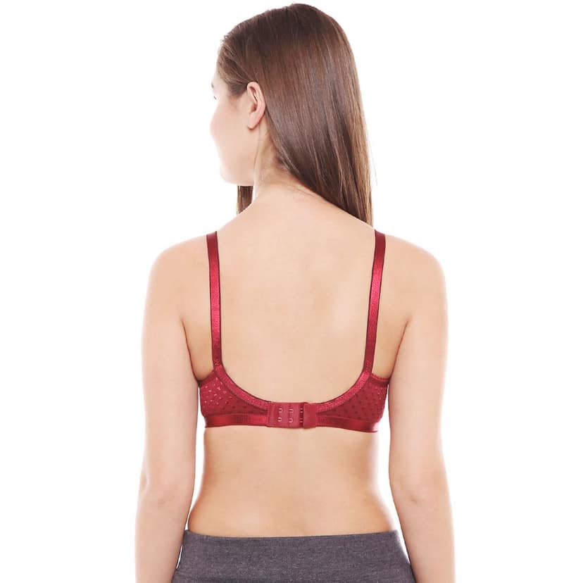 Bodycare Women Cotton Spandex Full Coverage Non Padded Regular Bra Pack - 2 E1528BMH view 5
