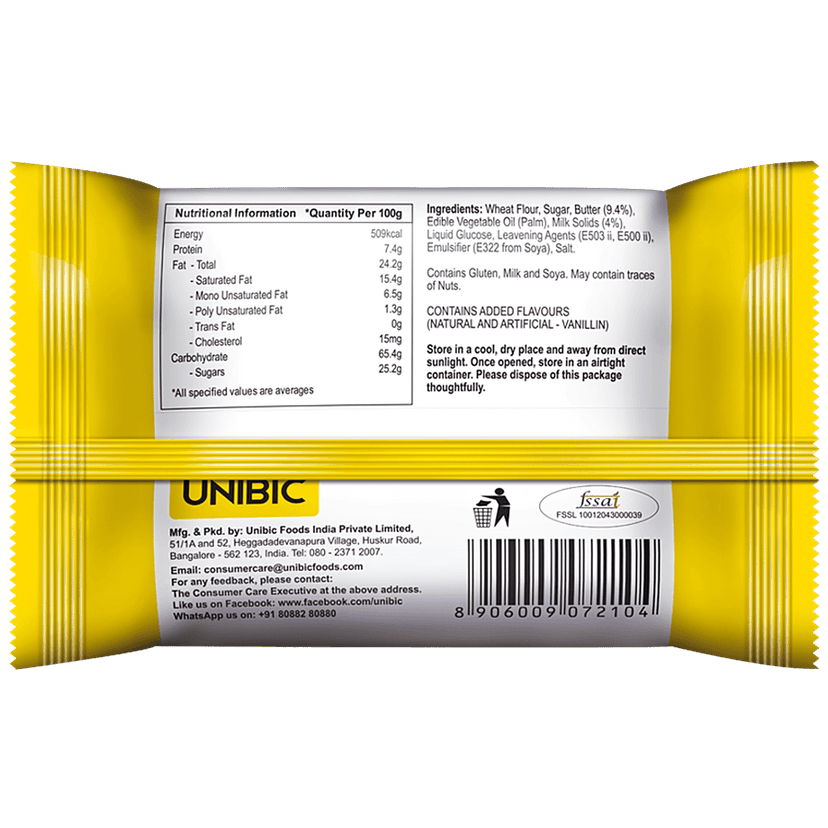 Unibic Cookies - Butter, 150 G Carton view 2