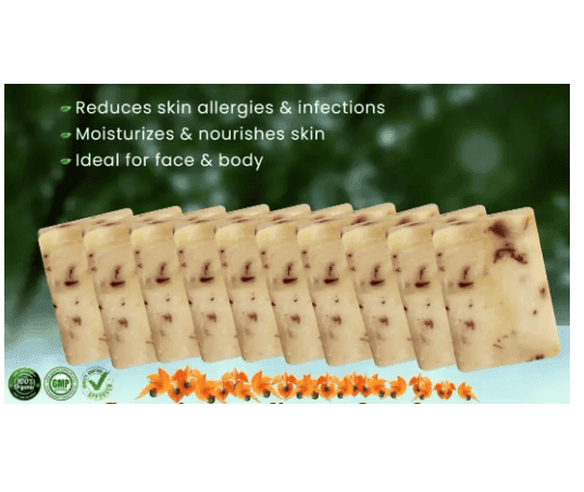 Palash Flower Soaps with Milk & Honey Pack - 3 view 3
