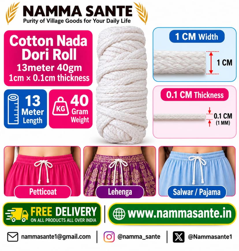 Cotton Nada Dori Roll 13meter 40gm view 2