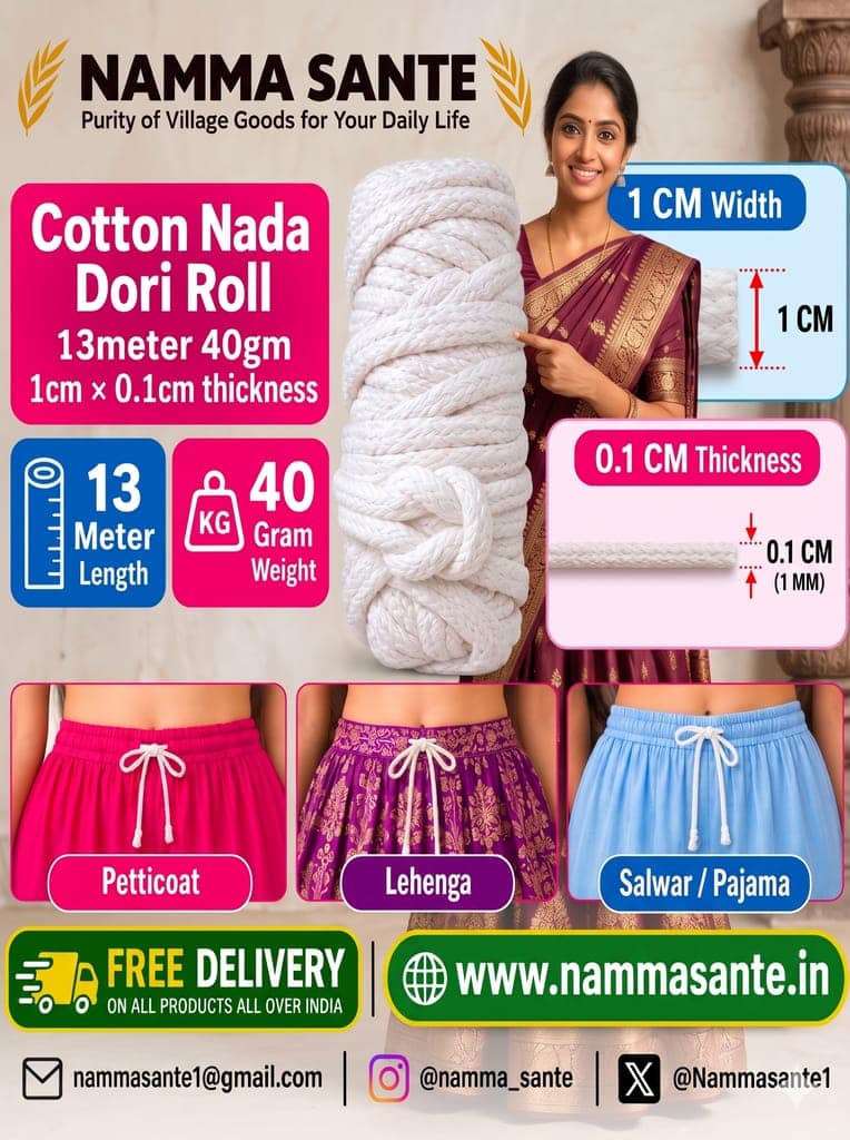 Cotton Nada Dori Roll 13meter 40gm view 4